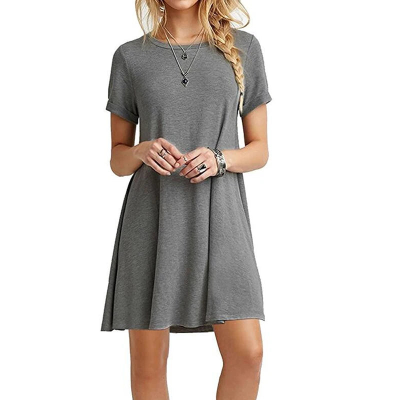 Los Vallende Casual T-Shirtjurk | Navando