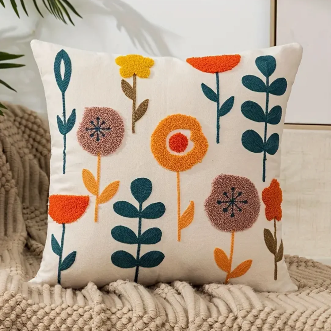 Loxi - Sierkussen met Bloemenprint 2