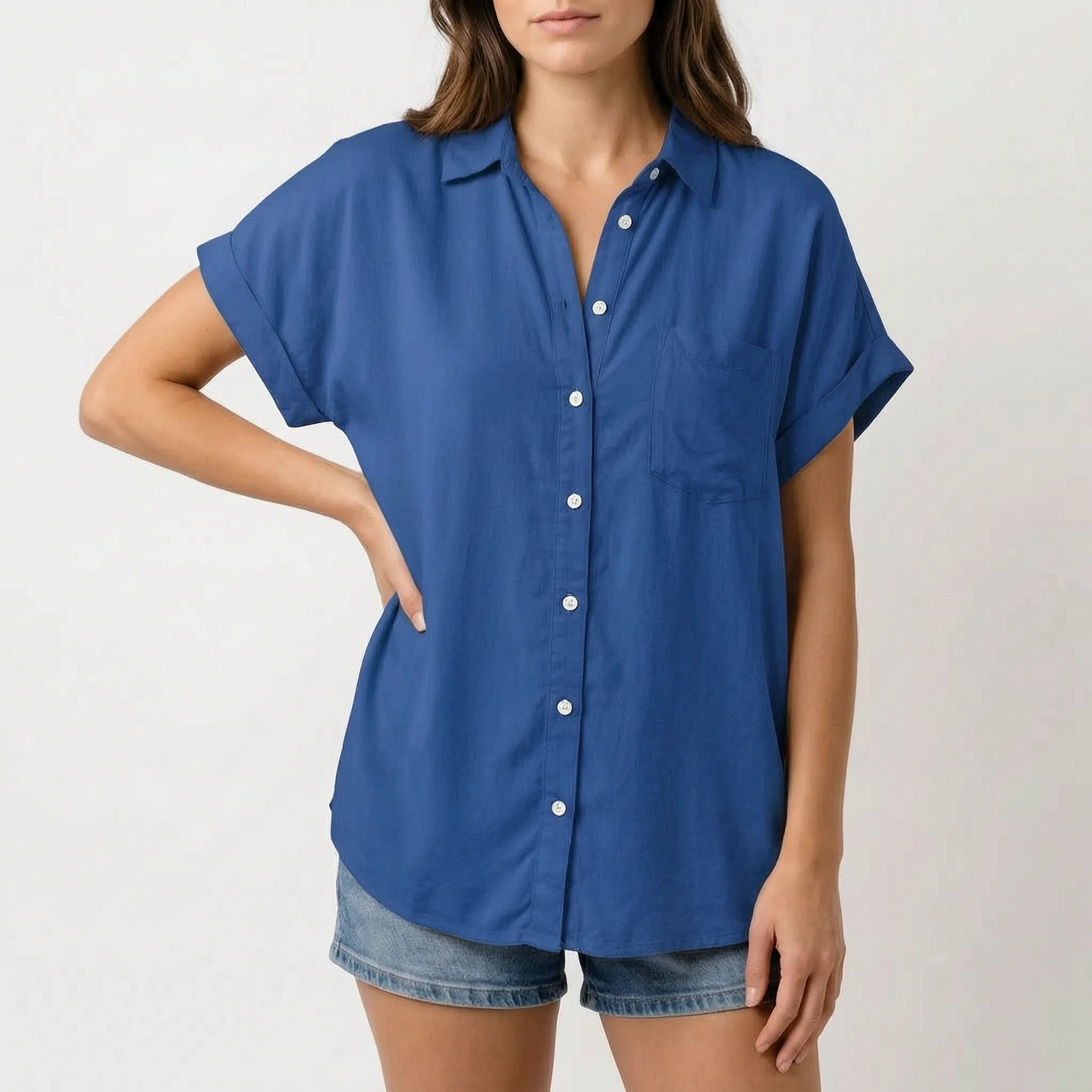 Luchtige Casual Damesblouse | Navando