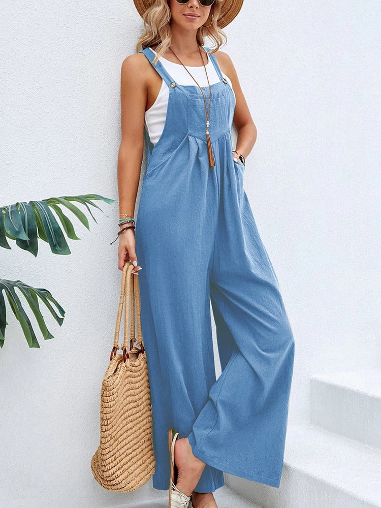 Luchtige Damestuinbroek – een combinatie van comfort en stijl Blauw