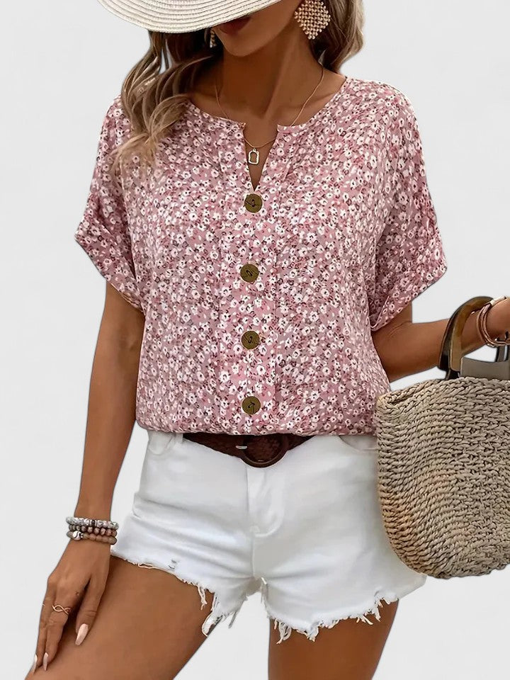 Luchtige Gebloemde Zomerblouse | Navando
