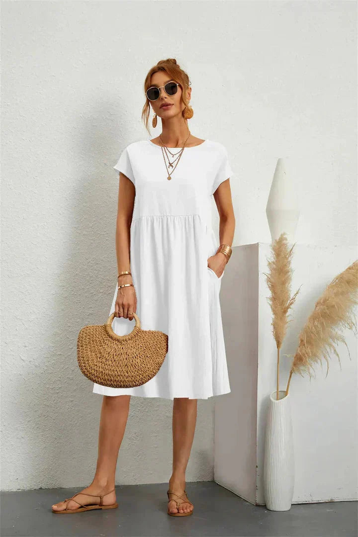 Luchtige Zomerjurk Met Zakken | Navando