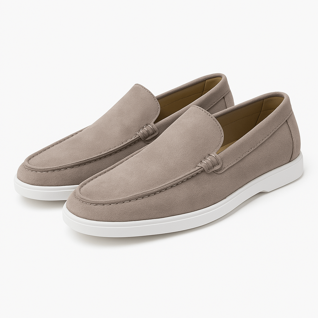 LuxeoutFit | Suede loafers met verlaagd profiel 12