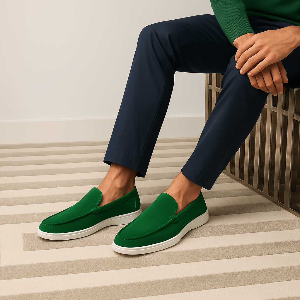 LuxeoutFit | Suede loafers met verlaagd profiel 5