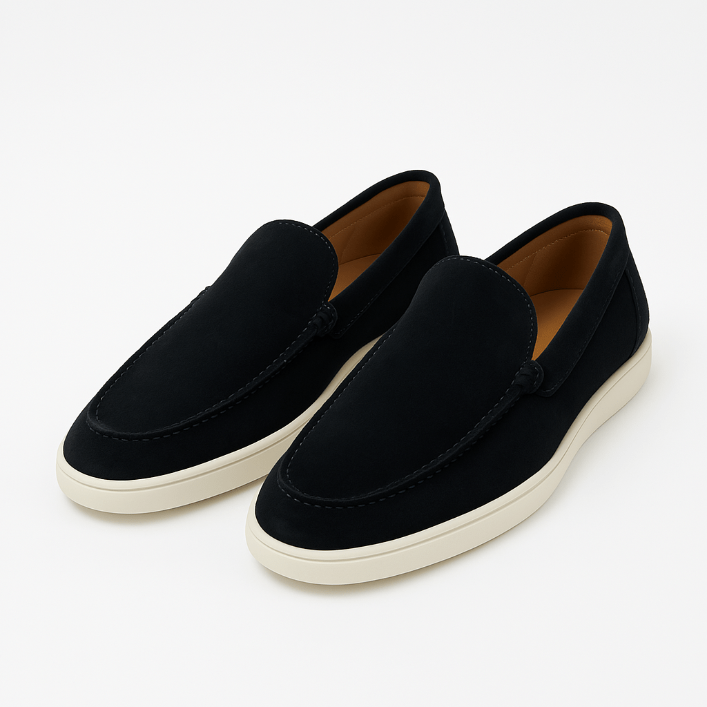 LuxeoutFit | Suede loafers met verlaagd profiel 9
