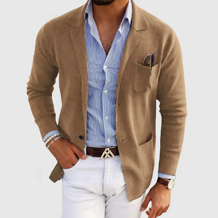 Lyle | Reverskraag blazer met knoopzakken 2