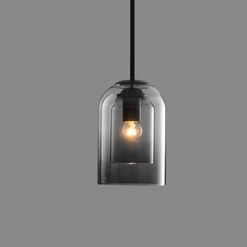 MICA | Mid-eeuwse hanglamp met dubbel glas 0