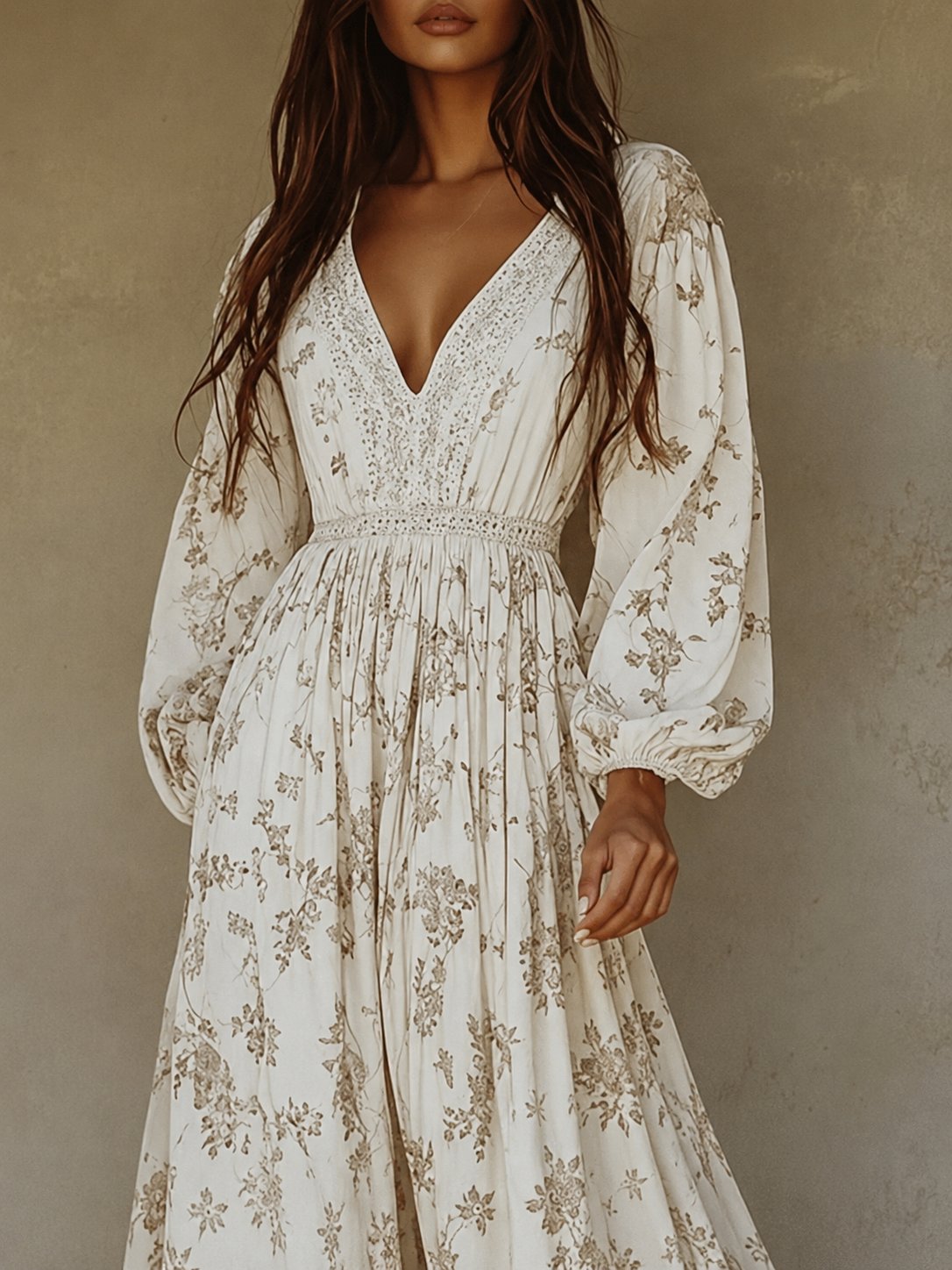 Robe Maxi à Imprimé Floral | Navando