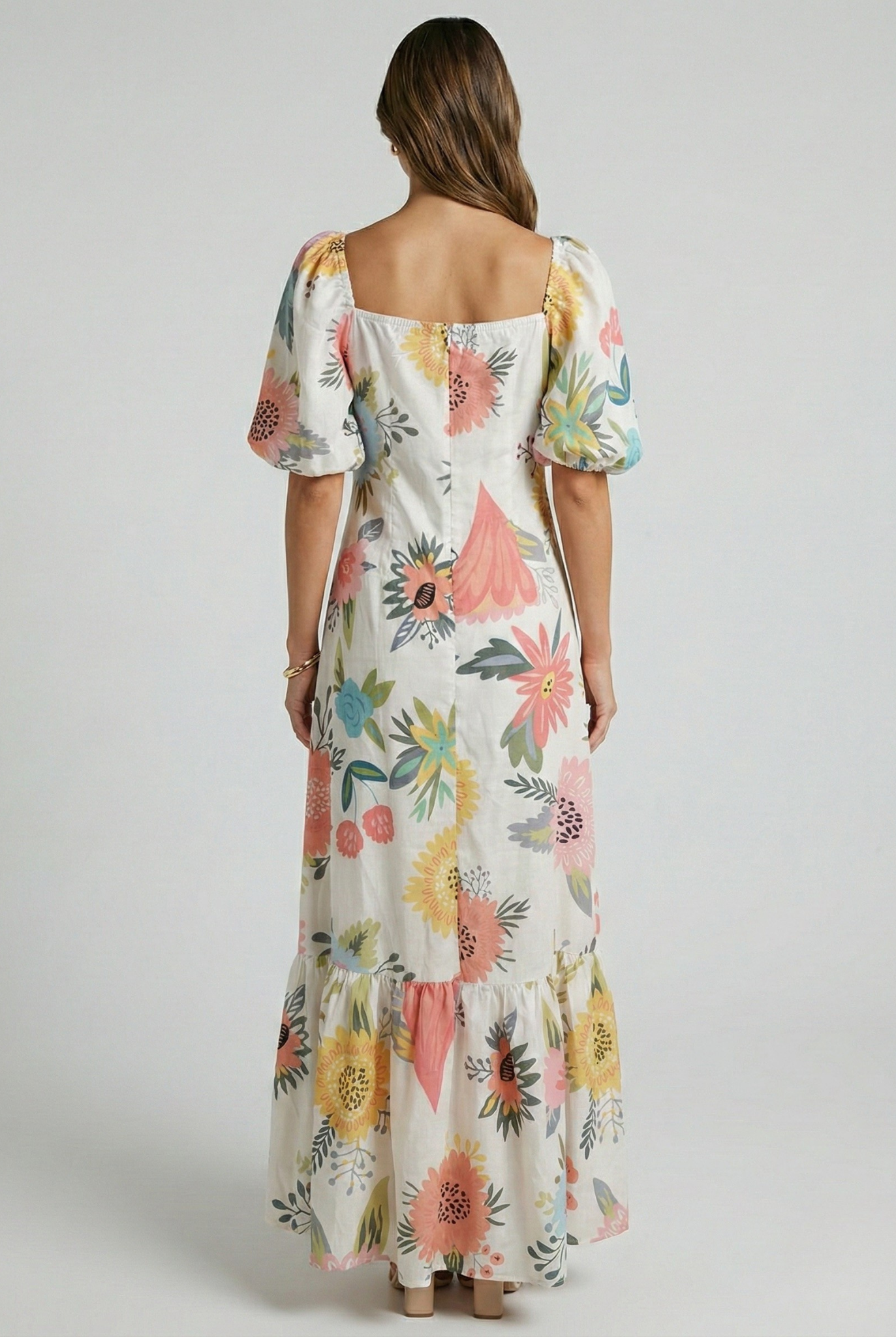 Maxi-Jurk Met Opvallende Bloemenprint | Navando