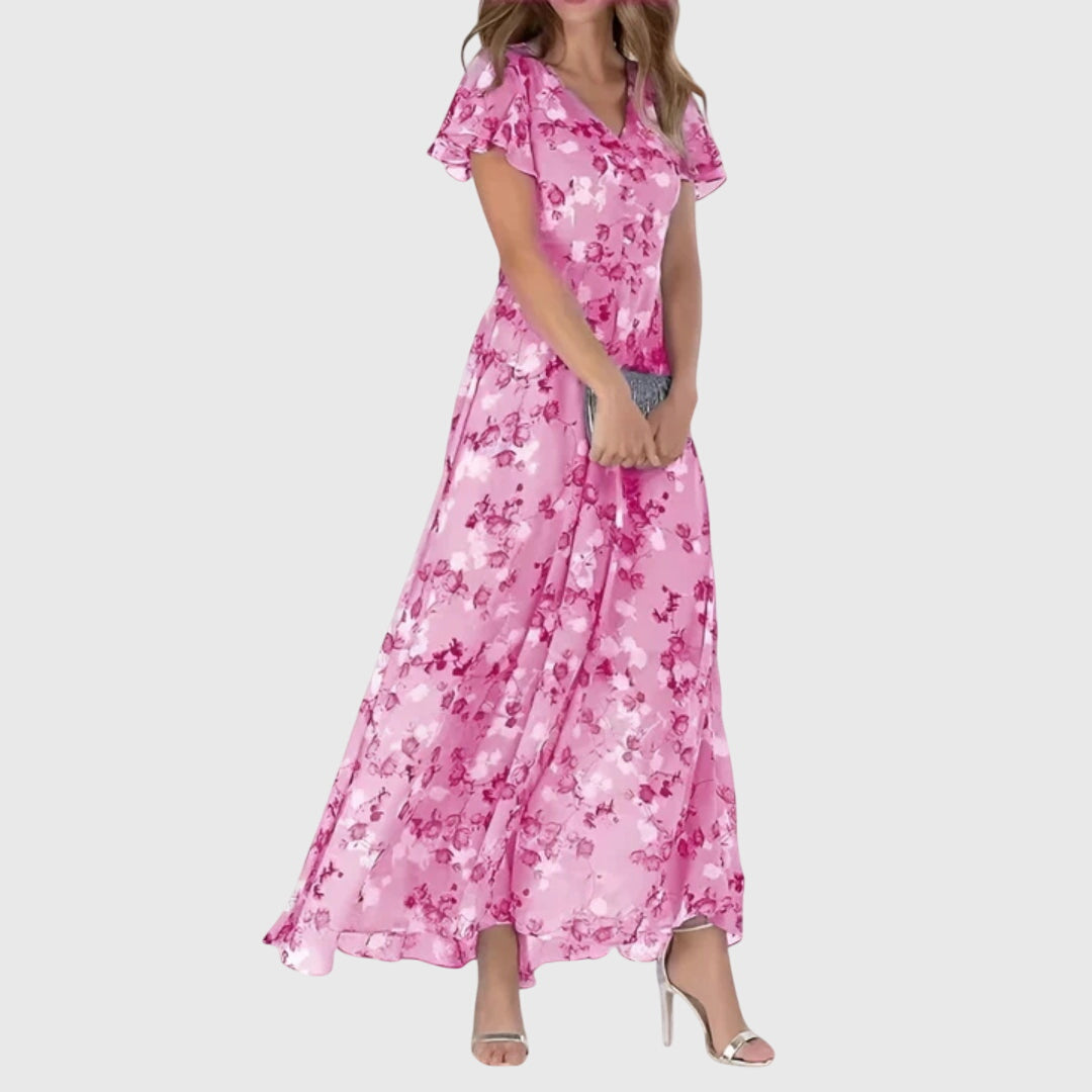 Maxi Jurk Met Bloemenprint | Navando