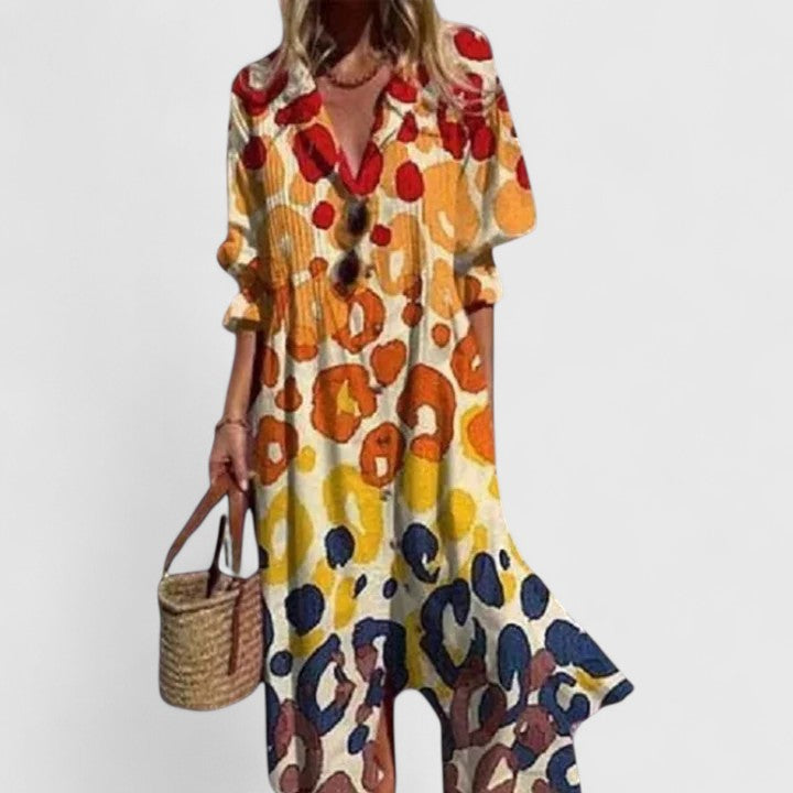 Maxi Jurk Met Print | Navando