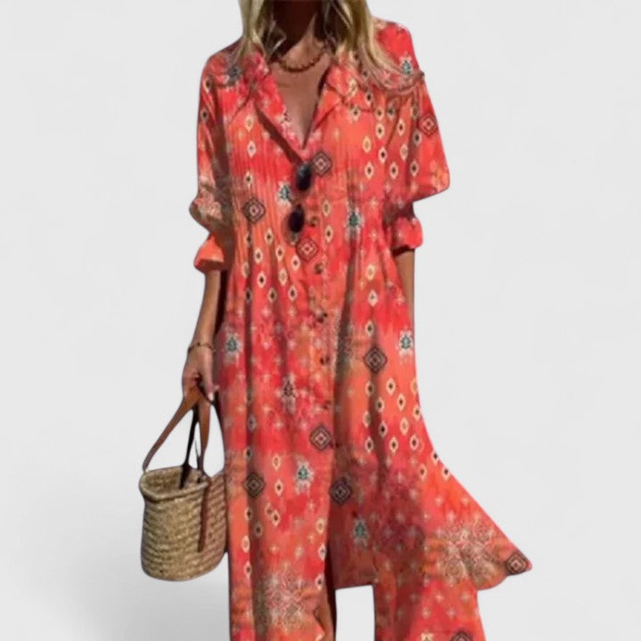 Maxi Jurk Met Print | Navando