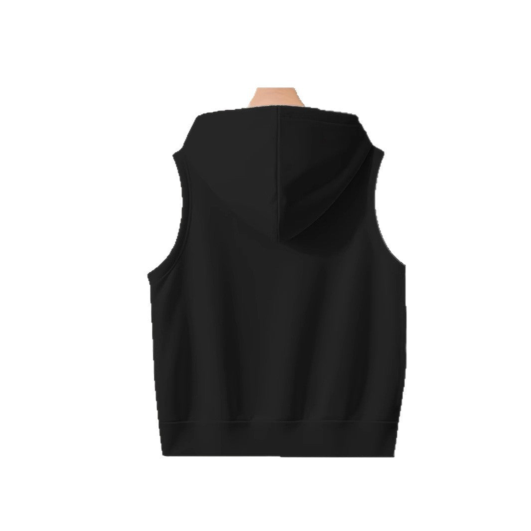Megan | Mouwloos Hooded Gilet Met Ritssluiting