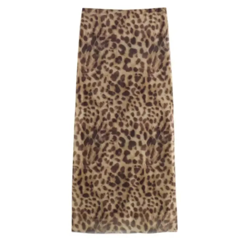 Midi-Rok Met Dierenprint | Navando