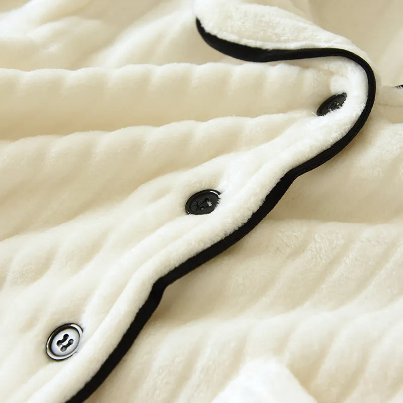 Mila | Flanellen pyjama met lange mouwen 4