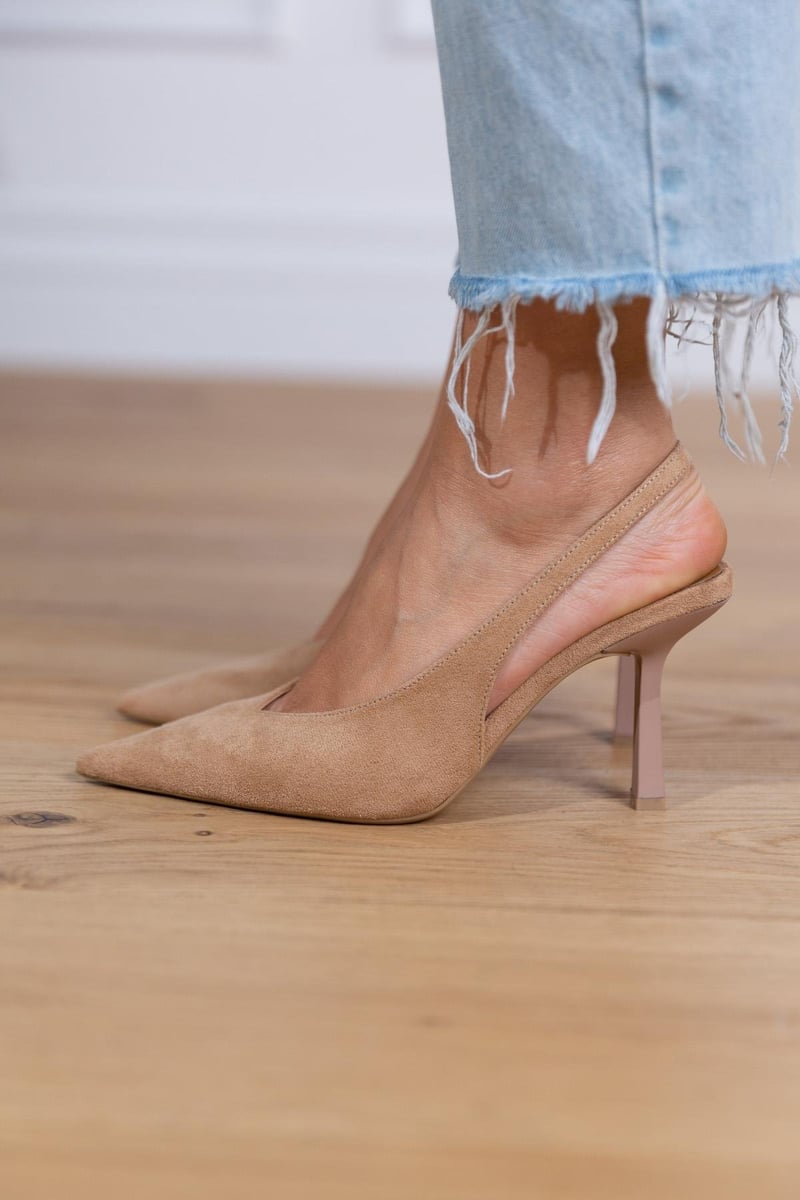 Minimalistische Hakschoenen Met Lage Hak | Navando