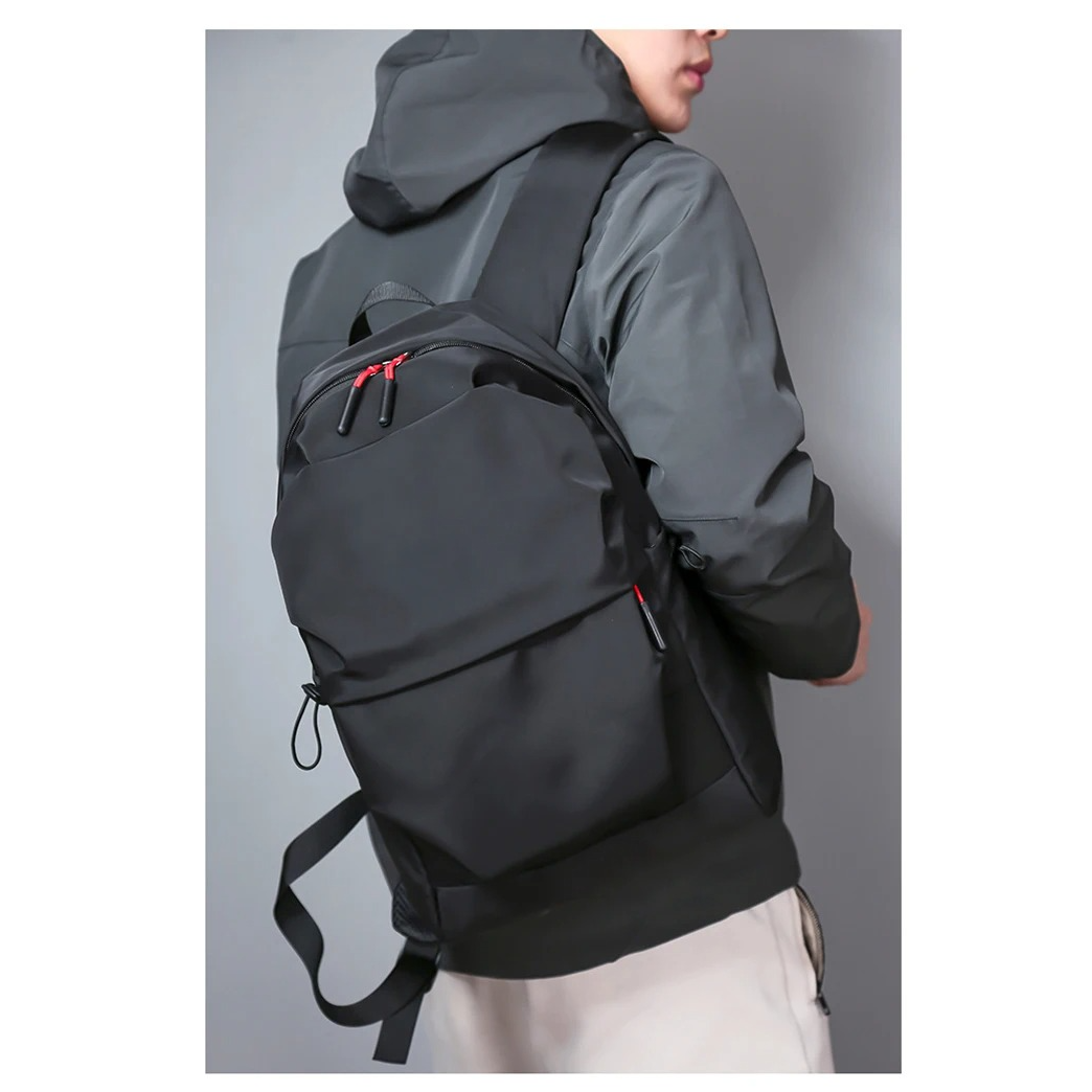 Minimalistische Zwarte Zakelijke Laptop Rugzak | Navando