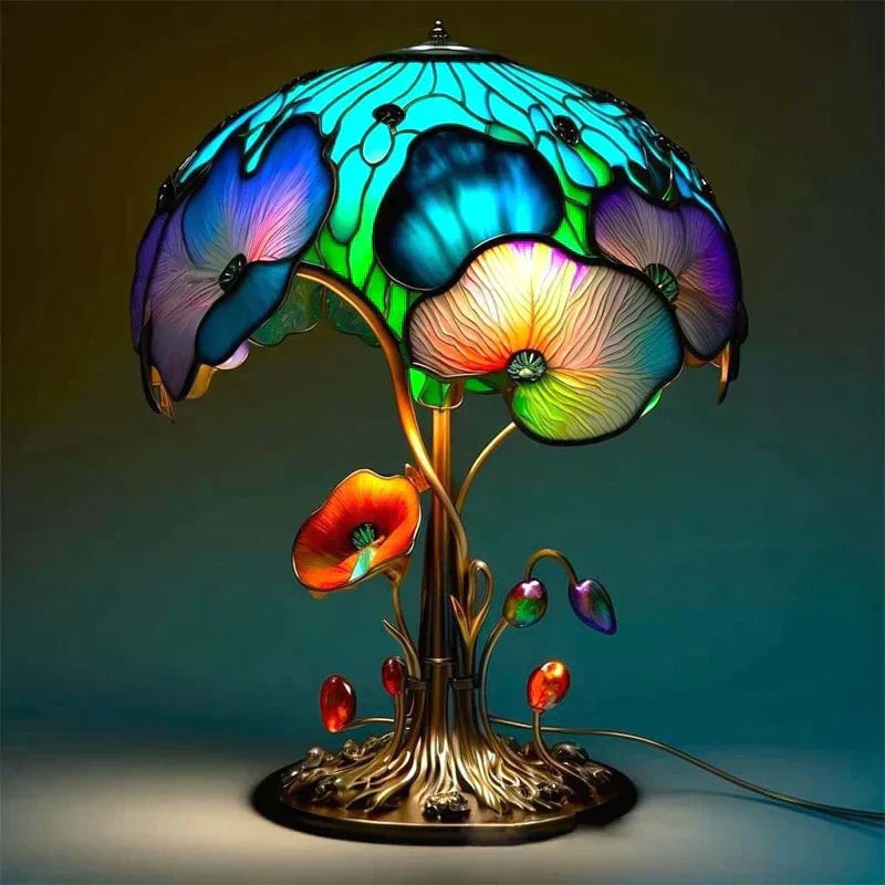MiraVista | Hoogwaardig glas-in-lood lamp 2