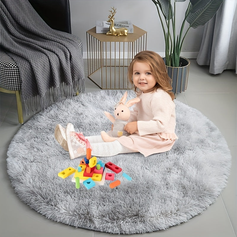 Mirte | Rond Vloerkleed Met Speels Patroon
