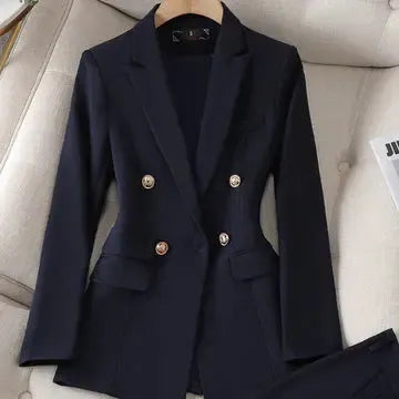 Sophie - Ensemble Élégant Blazer et Pantalon Deux Pièces