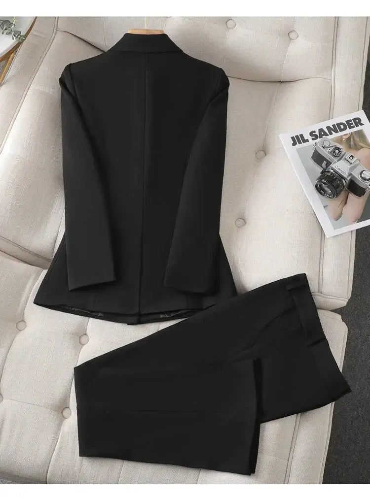 Sophie - Ensemble Élégant Blazer et Pantalon Deux Pièces