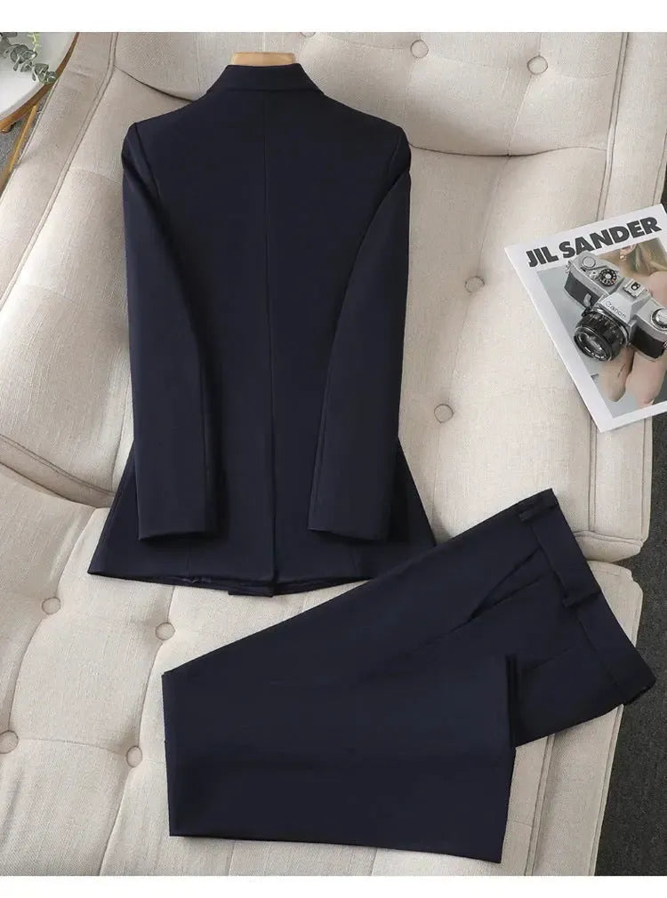 Sophie - Ensemble Élégant Blazer et Pantalon Deux Pièces