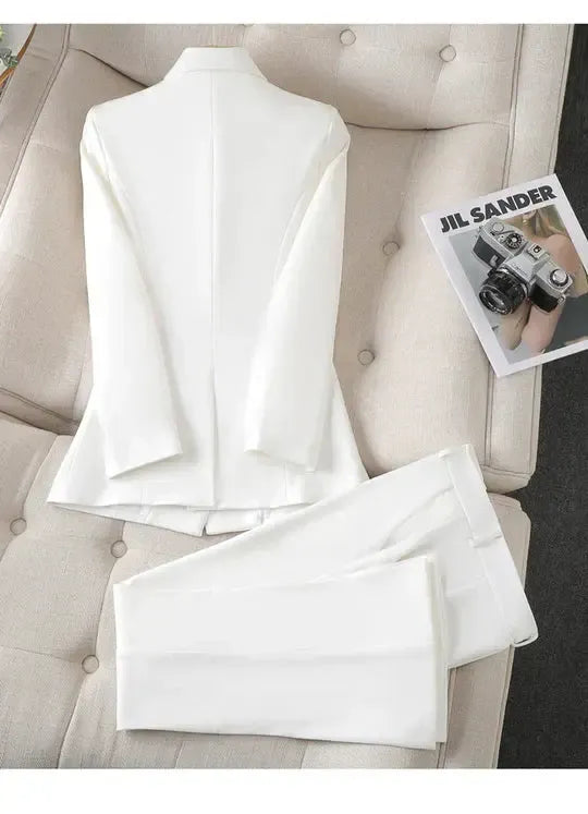 Sophie - Ensemble Élégant Blazer et Pantalon Deux Pièces