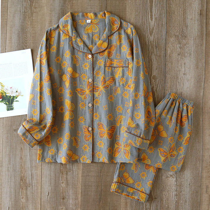 Modern | Tweedelige pyjamaset met bloemenprint 6