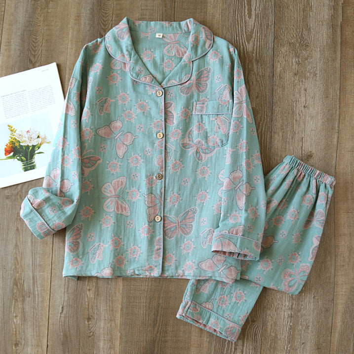 Modern | Tweedelige pyjamaset met bloemenprint 7