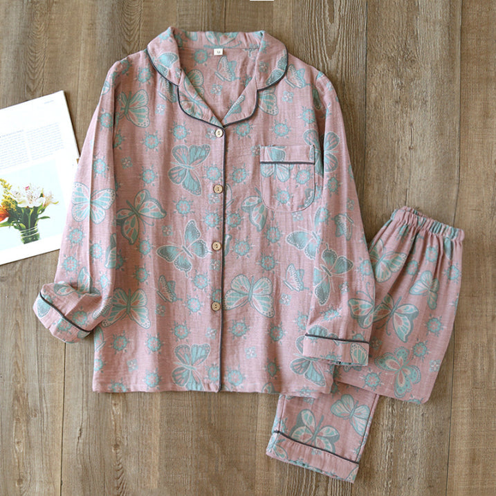 Modern | Tweedelige pyjamaset met bloemenprint 9