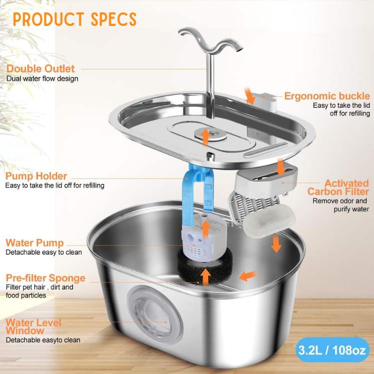 Moderne Automatische Drinkfontein | Navando