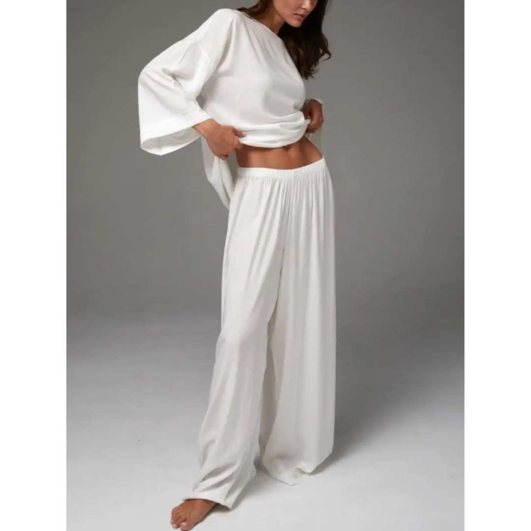 Moderne stijl | Tweedelige set met top en broek 2