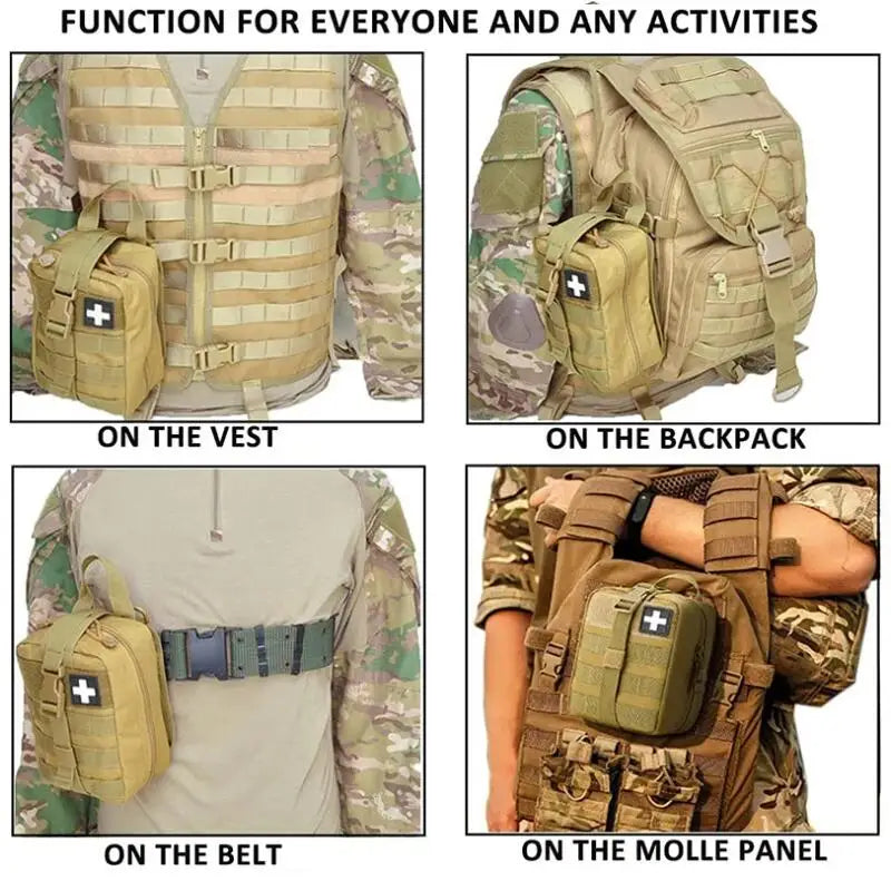 Molle | Tactische medische tas met elastische riemen 5