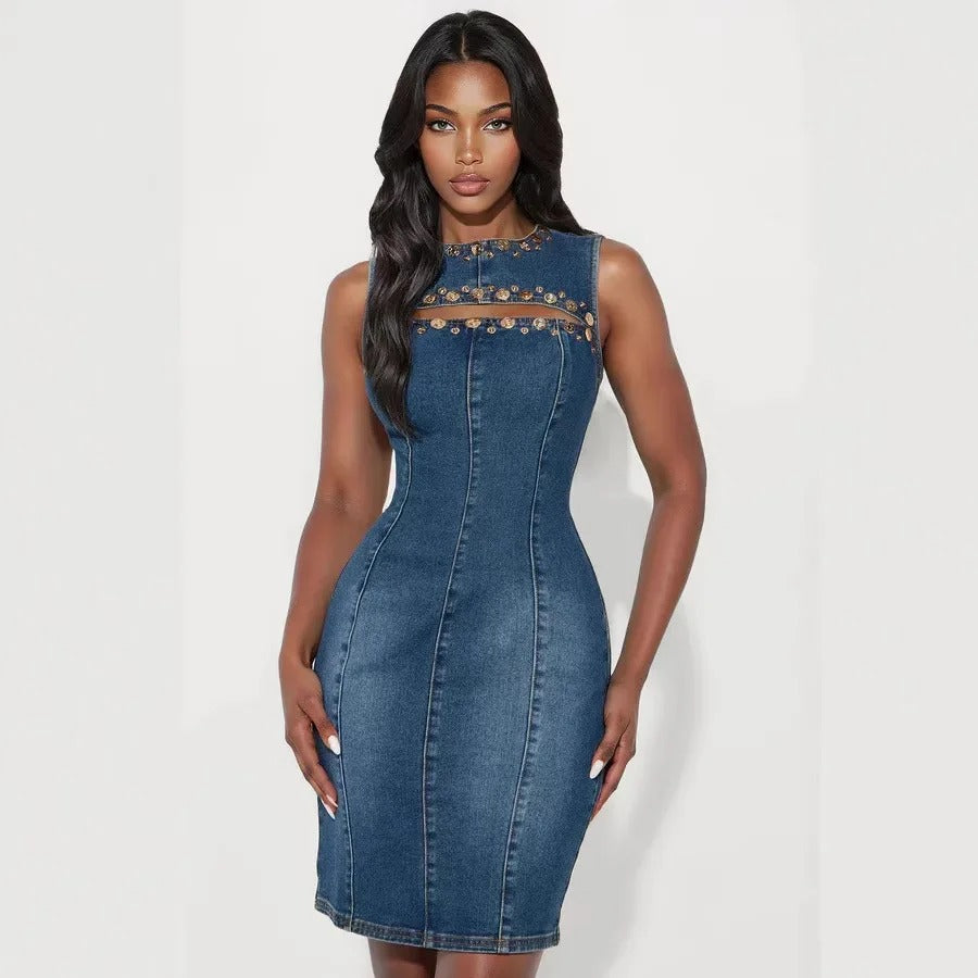 Mouwloze Bodycon Jurk | Navando