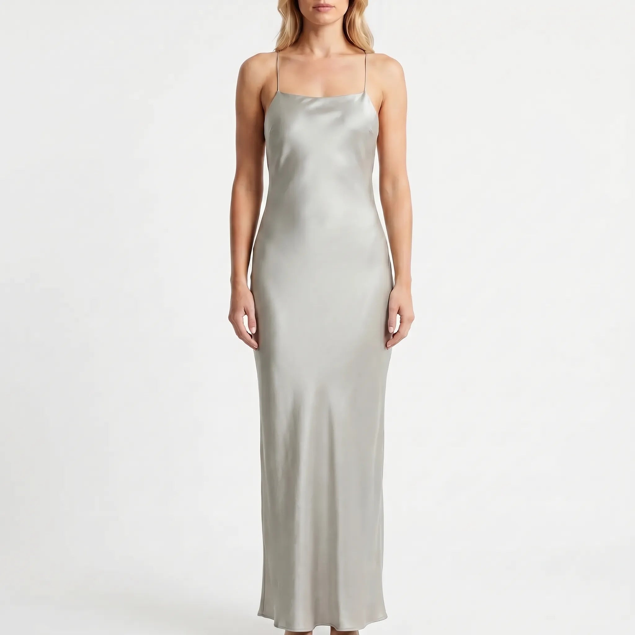 Mouwloze Maxi-Jurk Met Halter | Navando