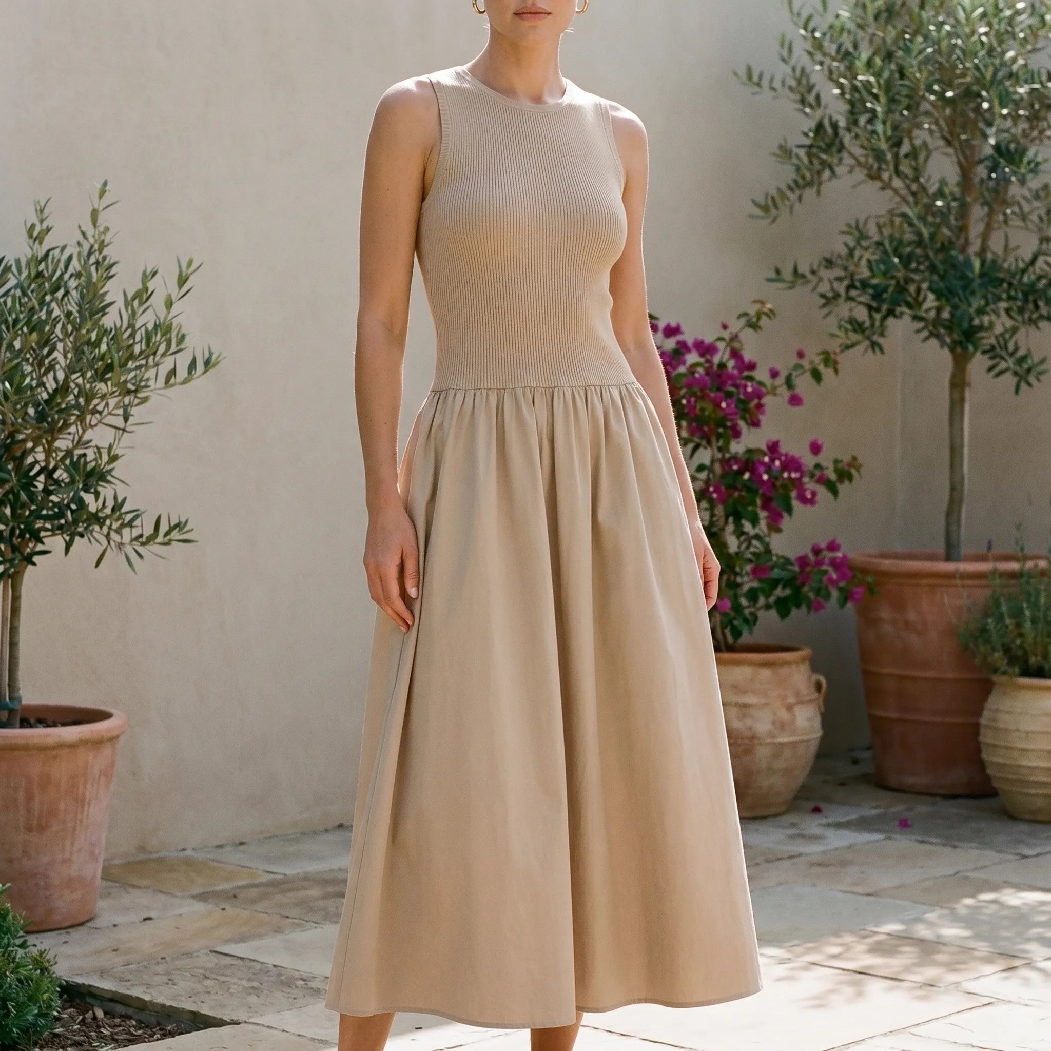 Mouwloze Maxi-Jurk | Navando
