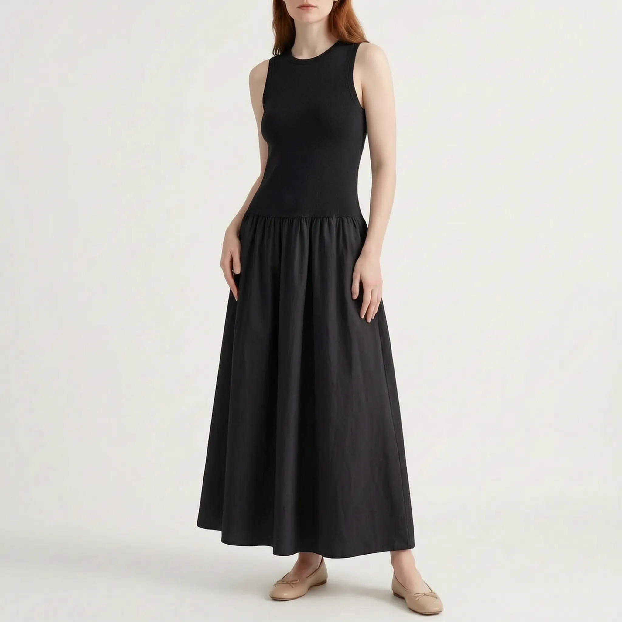 Mouwloze Maxi-Jurk | Navando