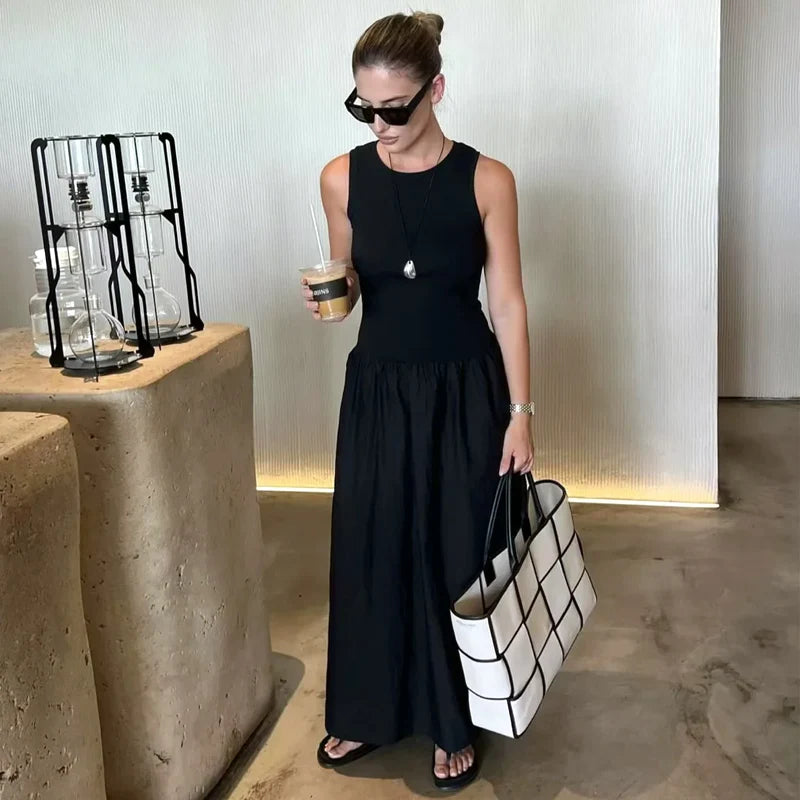 Mouwloze Maxi-Jurk | Navando