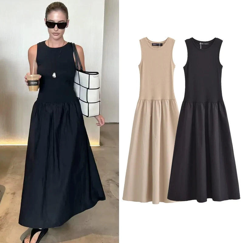 Mouwloze Maxi-Jurk | Navando