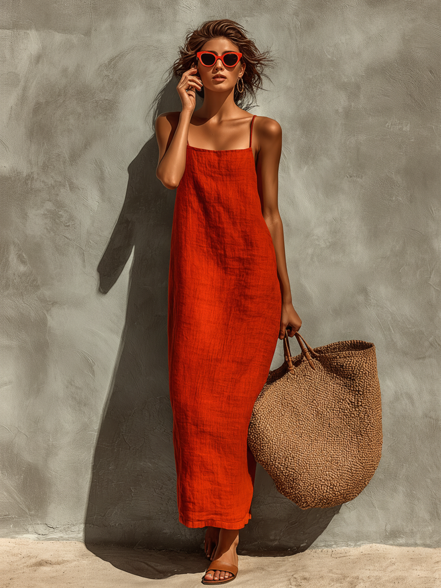 Mouwloze Maxi Jurk | Navando