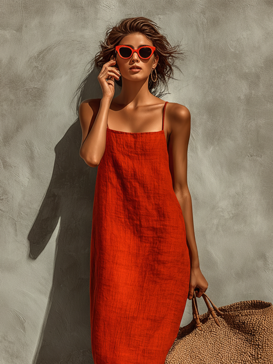 Mouwloze Maxi Jurk | Navando