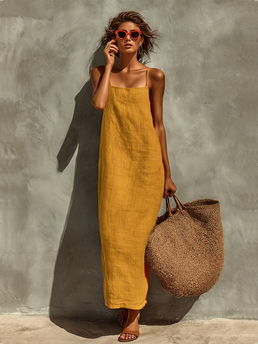 Mouwloze Maxi Jurk | Navando