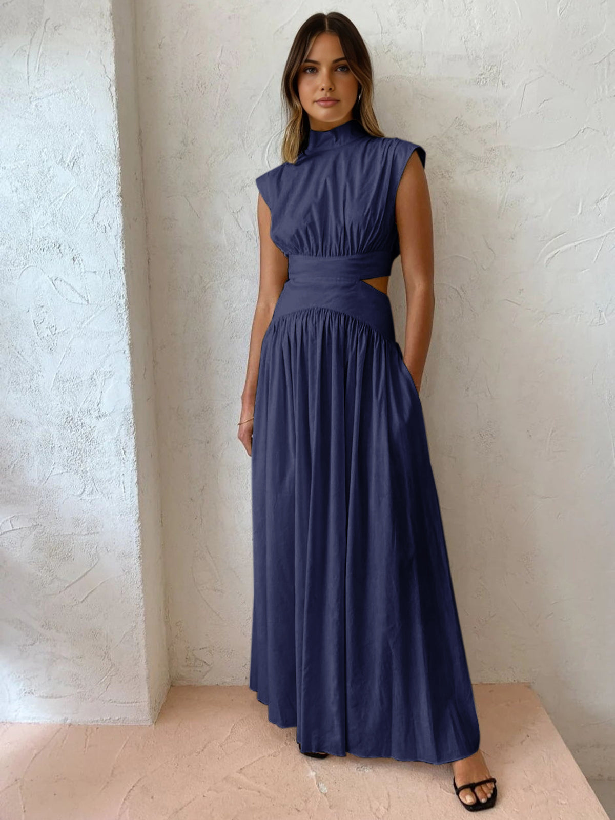 Mouwloze Maxi Jurk | Navando