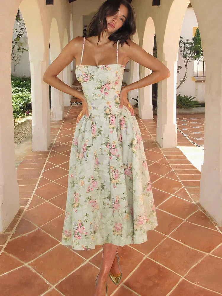 Mouwloze Midi-Jurk | Navando