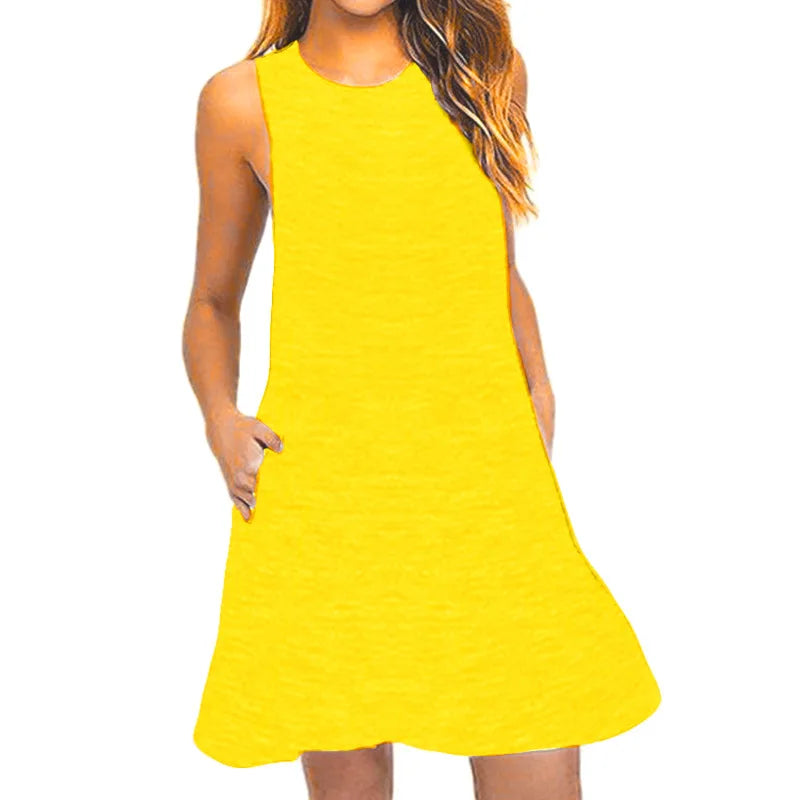 Mouwloze T-Shirtjurk | Navando