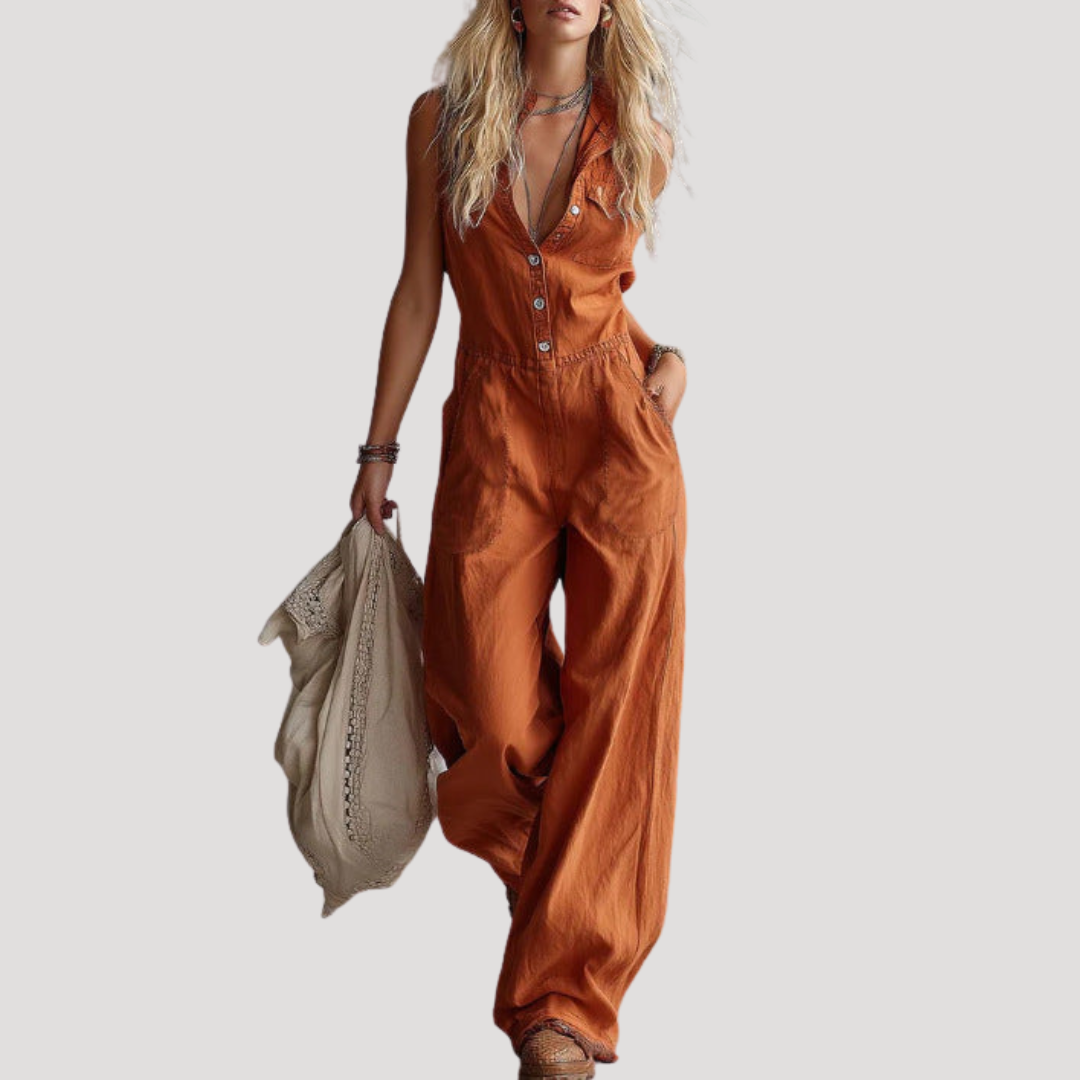 Mouwloze Zomerse Jumpsuit | Navando