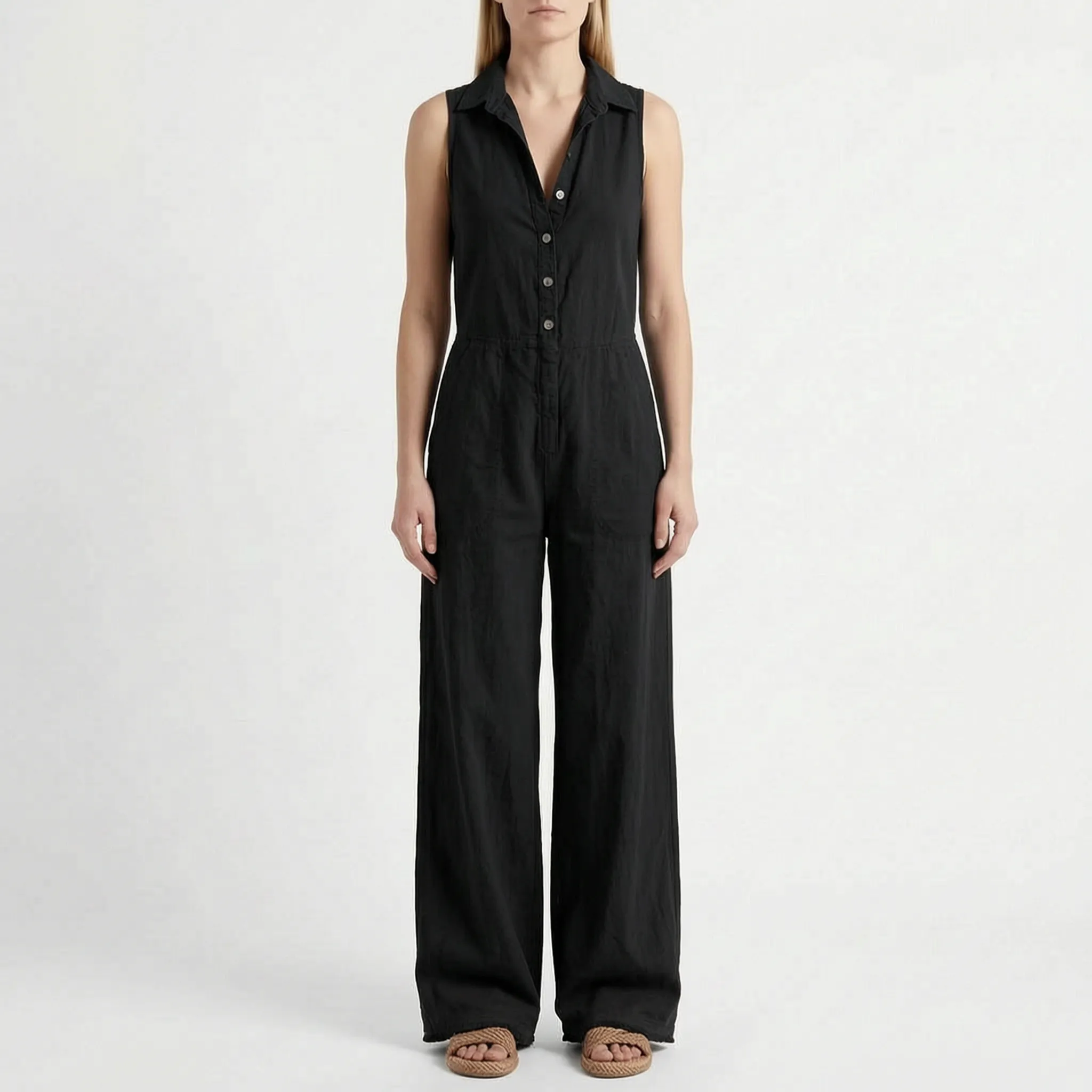Mouwloze Zomerse Jumpsuit | Navando