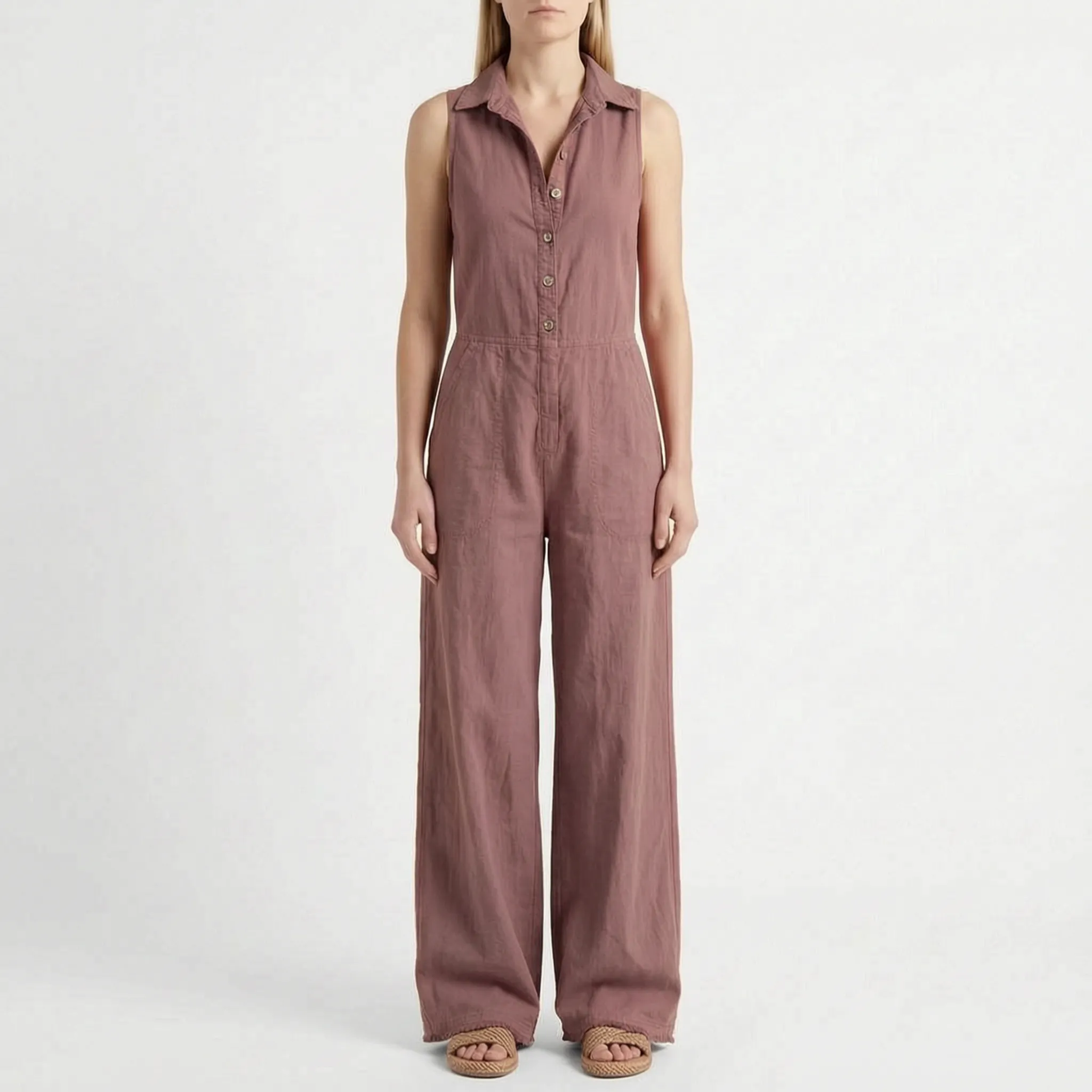 Mouwloze Zomerse Jumpsuit | Navando