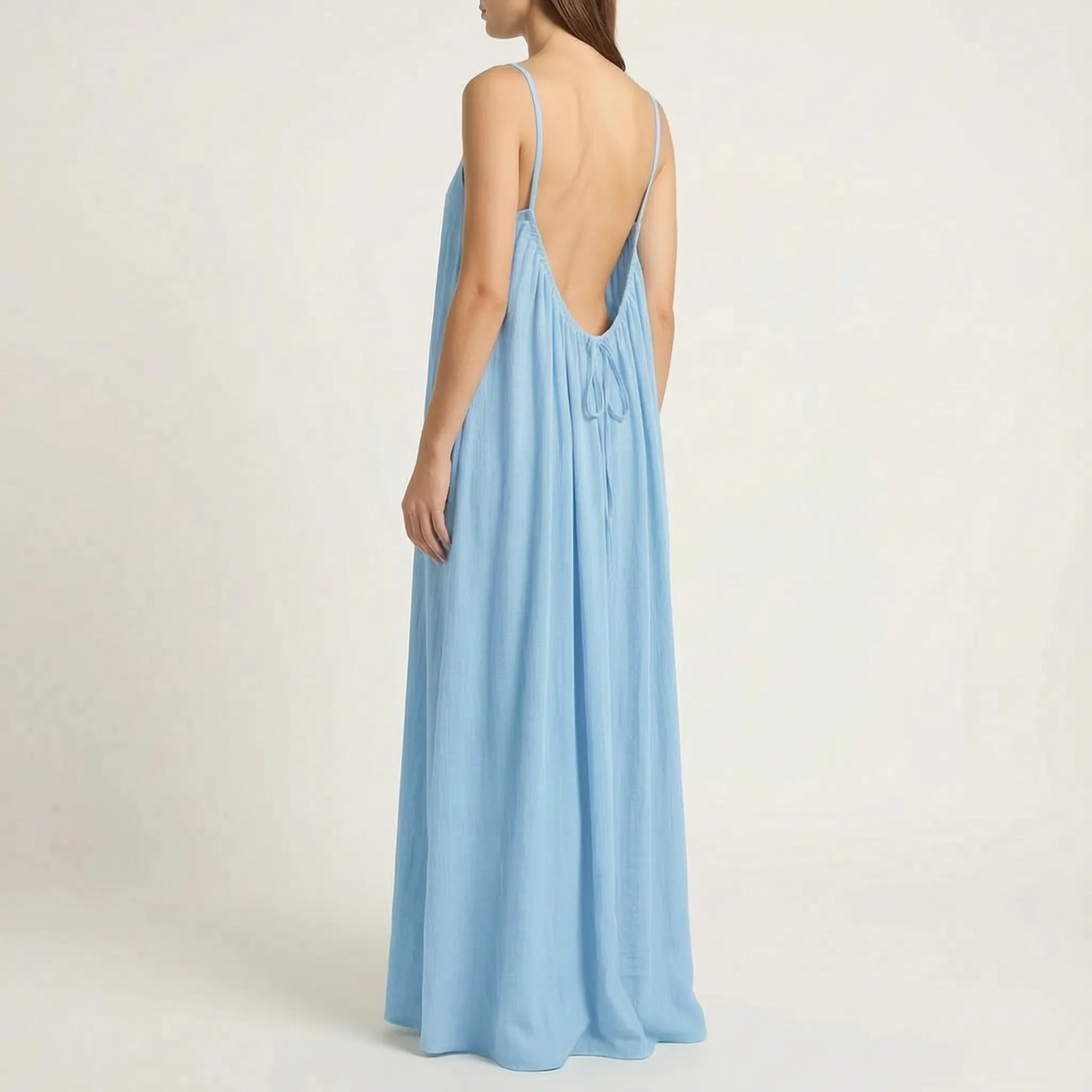 Mouwloze Zomerse Maxi-Jurk | Navando