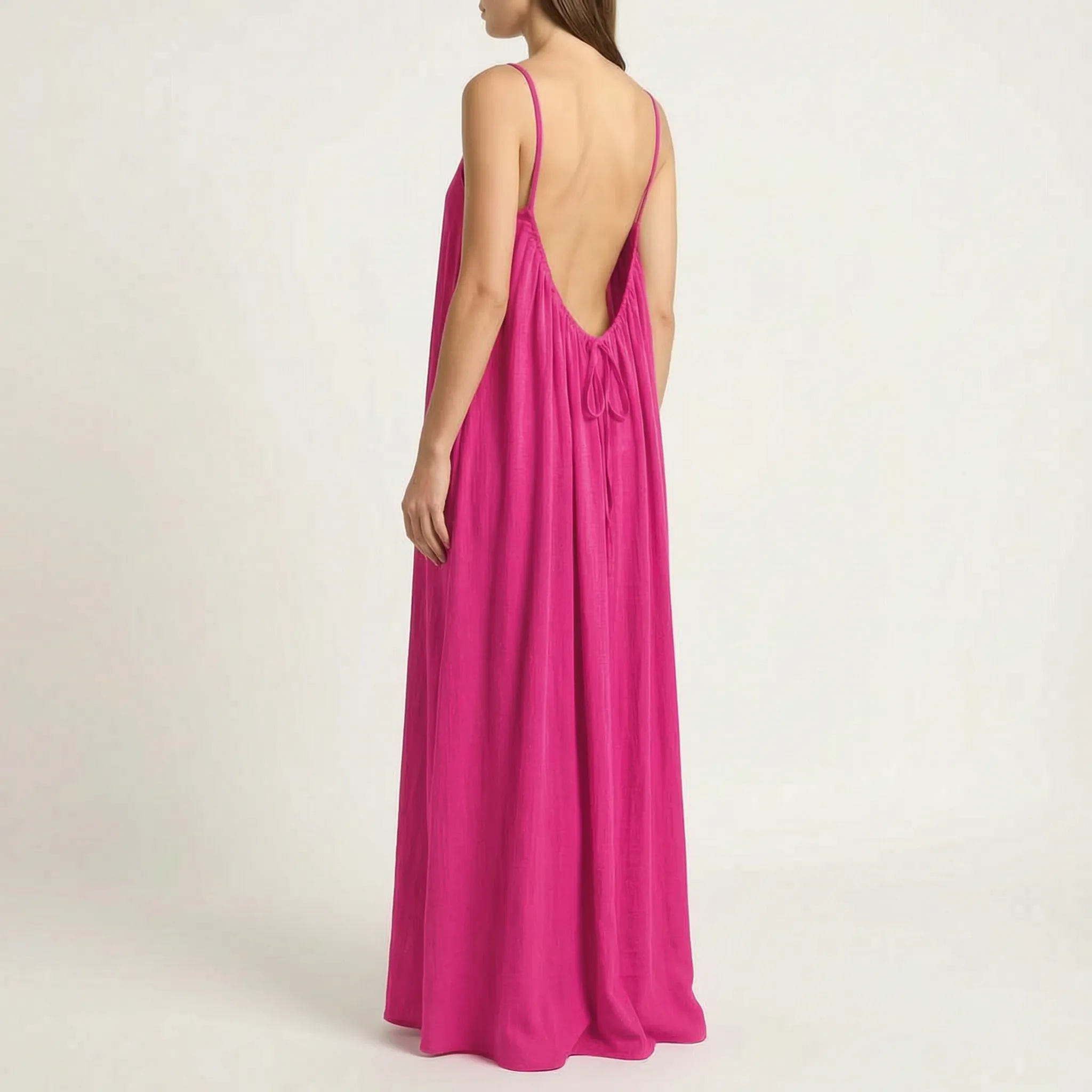 Mouwloze Zomerse Maxi-Jurk | Navando